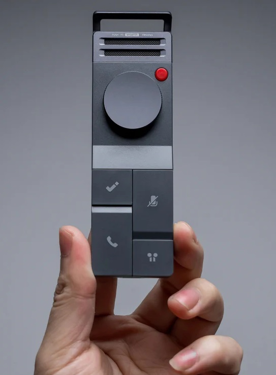 HiDock P1 portable AI voice recorder for Bluetooth earphones