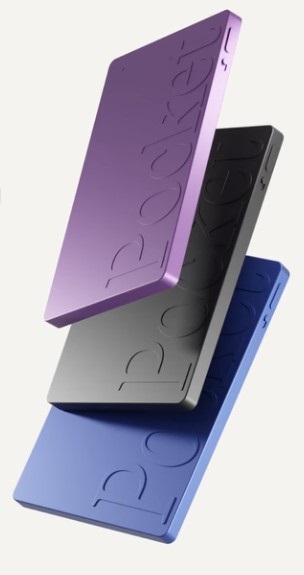 Pocket AI recorder devices shown in multiple colors